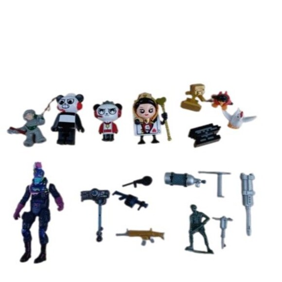 Ryans World Fgteev Queen of Tacos Fortnite Mine Craft Toy Lot Action Figures - Picture 1 of 7